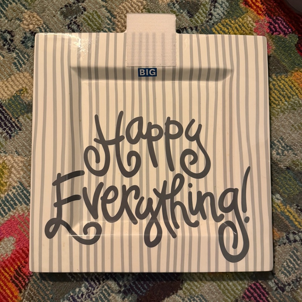 Happy Everything “Big” plate